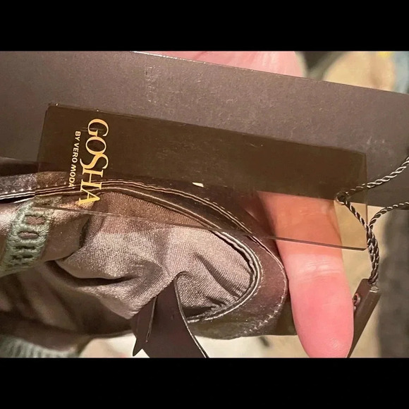 GOSHA by Vero Moda Silk Satin Cami “Rose Singlet” Smokey Taupe, Y2K Party Top - Picture 10 of 16